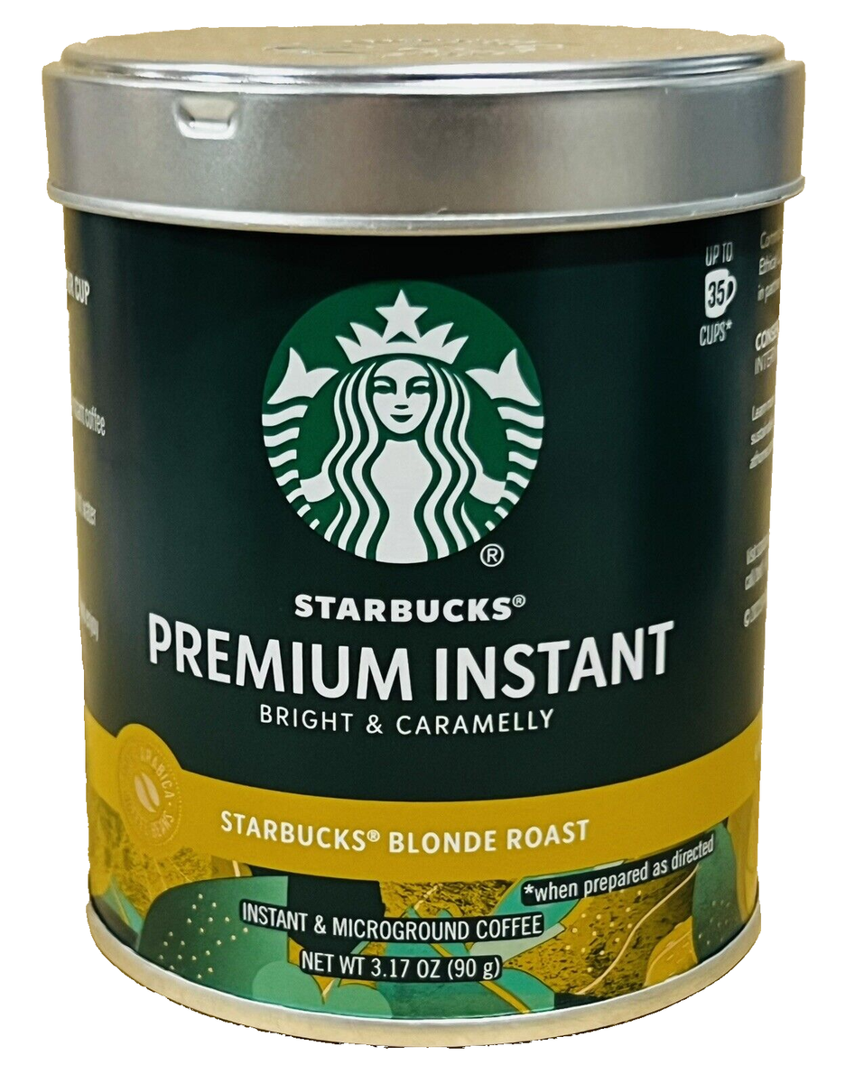 Starbucks Blonde Roast Premium Instant & Microground Coffee 3.17