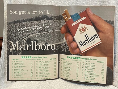 VINTAGE 9-25-1960 Chicago Bears vs. Green Bay Packers City Stadium Program, NICE - Picture 3 of 7