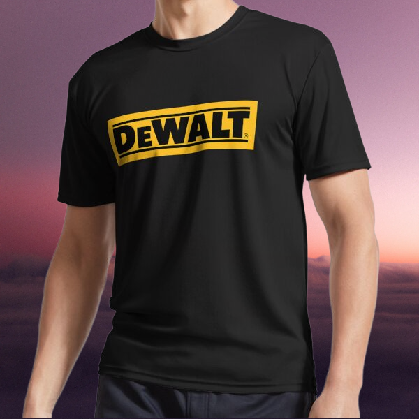 New Shirt DeWALT Tools Active Logo T-Shirt Funny Size S to 5XL