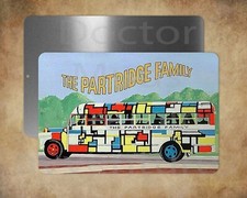 The Partridge Family Old lunch box image 8 x 12" metal sign Made in USA