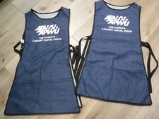 2X Vintage APWU/United States Postal Worker 2 Pocket Denim Blue Jean Apron Union