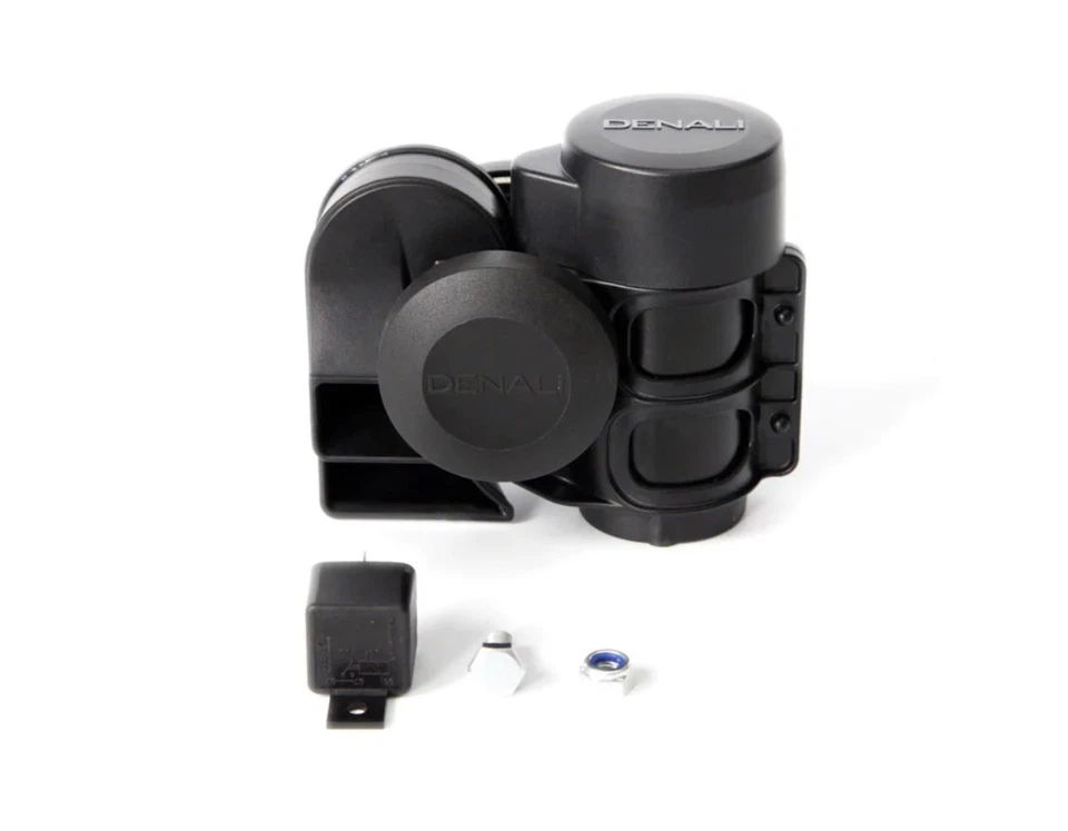 Cuerno de aire Denali SoundBomb doble tono negro KTM RC 390 2015 - 2022 Foto 4 de 4