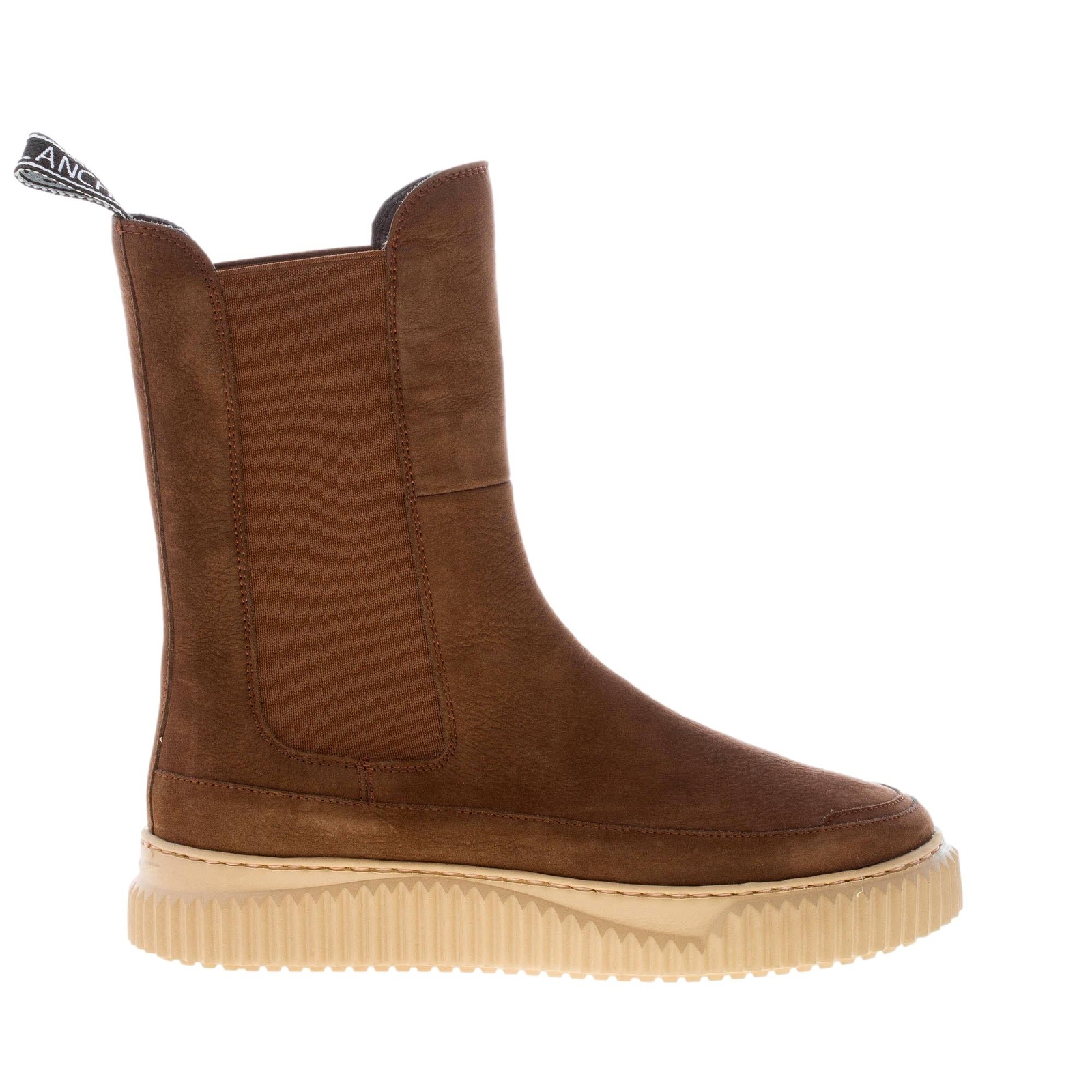 Ботильоны chelsea stil Lennon из нубука VOILE BLANCHE damen schuhe ebenholf braun 39290₽