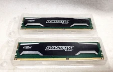 Crucial Ballistix Sport 8GB (2x4GB)PC3-12800 DDR3 1600MHz CL9 Desktp RAM Memory 