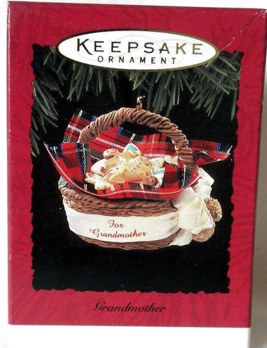 Cestino per biscotti della nonna 1994 Hallmark Keepsake Ornamento, come nuovo - Foto 6 di 6