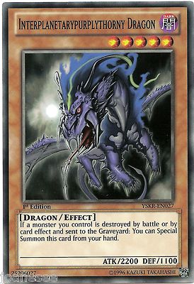 Interplanetarypurplythorny Dragon YSKR-EN027 Common Yu-Gi-Oh Card