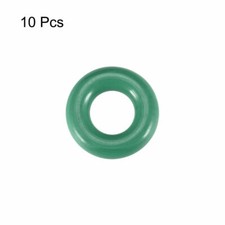 Fluorine Rubber O Rings 13mm OD 6mm I.D 3.5mm Width Seal Gasket Green 10Pcs  KD