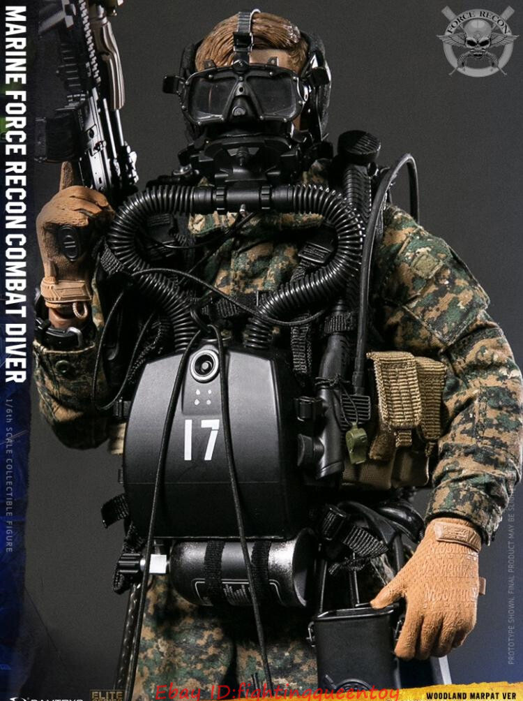 DAMTOYS 78055 1/6 US MARINE FORCE RECON COMBAT DIVER MARPAT