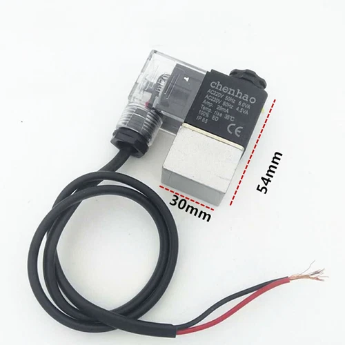 220V Mute Ölfreier Luftkompressor Magnetventil Einwegeventil Abluftventil Teile - Bild 6 von 6