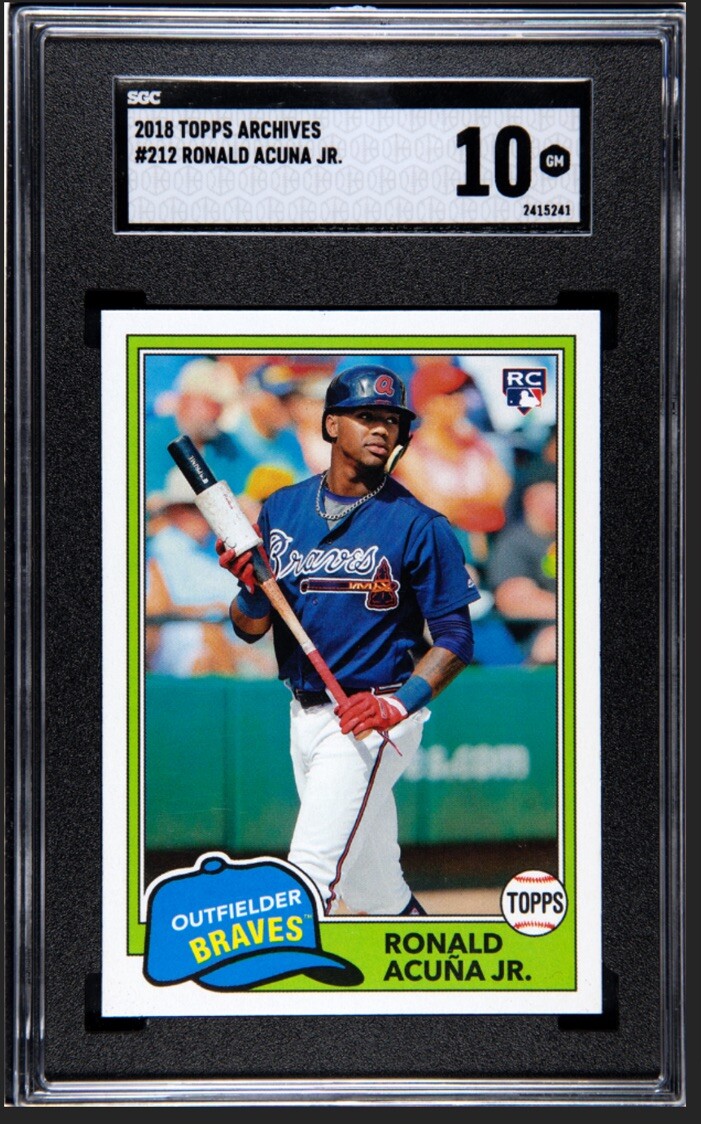 7枚セット CARD RC JR. ACUNA RONALD 2018 2018 Braves #51 RC Card Rookie BASE Jr Acuna Ronald Best Bowman's スポーツ選手