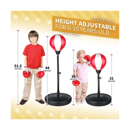 YEEBAY Punching Bag for Kids Age 4, 5, 6, 7, 8 Years Old Boys, Incl Boxing Gl... - Picture 3 of 7