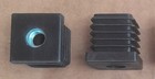 25mm x 25mm Square Black Plastic Blanking End Caps Tube Box Section 8mm Insert