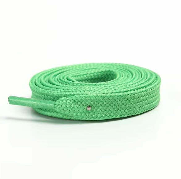 Bright Green Flat Replacement Shoe Laces Strings Work Casual Boot Sneakers #5001