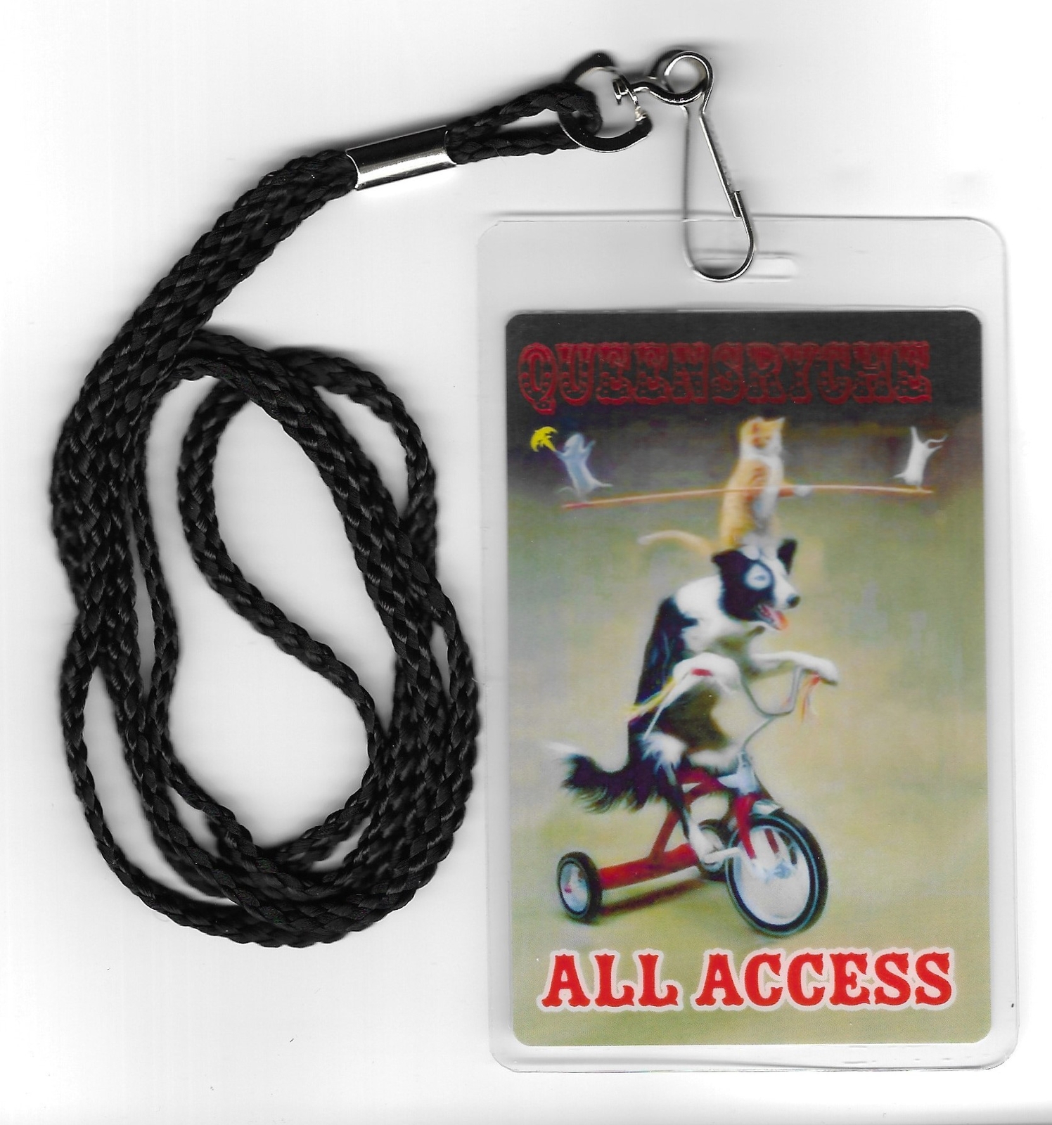 Queensryche Genuine Authentic Laminated ALL ACCESS Backstage Pass!