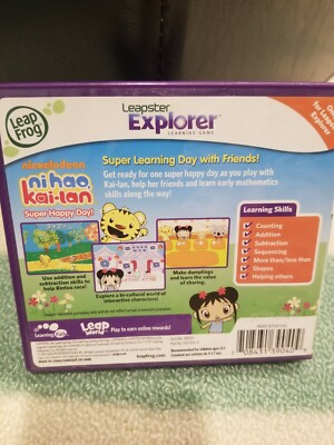 Leapfrog Leapster Explorer LeapPad NI HAO KAI-LAN SUPER HAPPY DAY