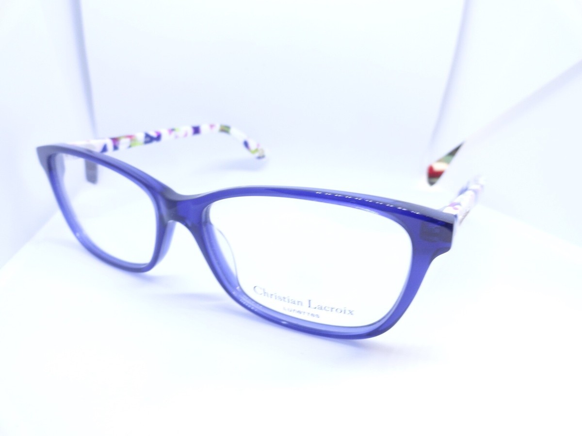 CHRISTIAN LACROIX #CL1044 DARK BLUE 53/15 140 Eyeglass Frame 