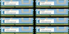 64GB 8 x 8GB ECC FULLY BUFFERED PC2-5300 DIMM DDR2 667 MHz FB Server Memory RAM