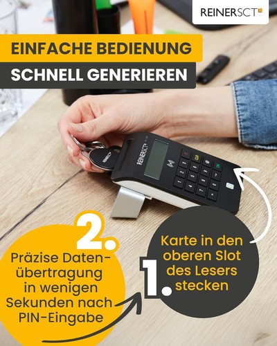 ReinerSCT CyberJack RFID komfort Chipkartenleser Smartcard reader - Photo 5/7