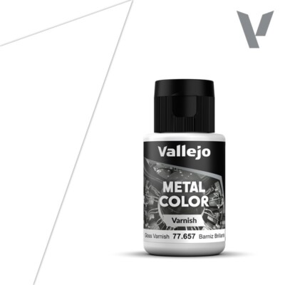 VALLEJO Farbe METAL COLOR Varnish 77.657 Metalllack glänzend 32 ml 777657