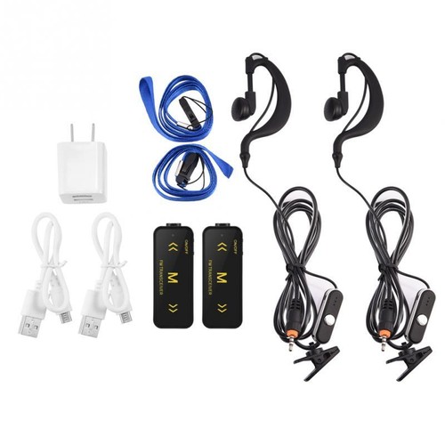 1 Pair Mini V1 Walkie Talkie Handheld UHF 400-470MHz 2-Way USB Charging - Zdjęcie 4 z 8
