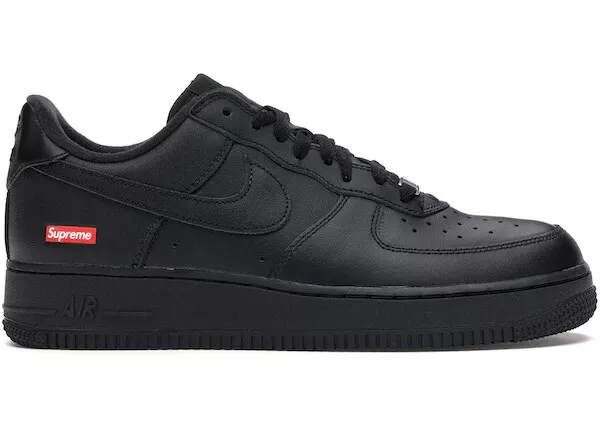 Taille 12M/13,5W   Nike Air Force 1 Low Supreme Noir CU9225 001 