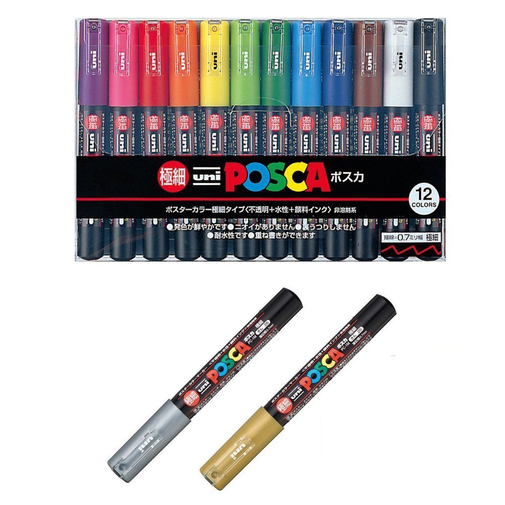 Uni-posca Paint Marker SPECIAL SET (a) , Mitsubishi Pencil, Poster Colour Mar...