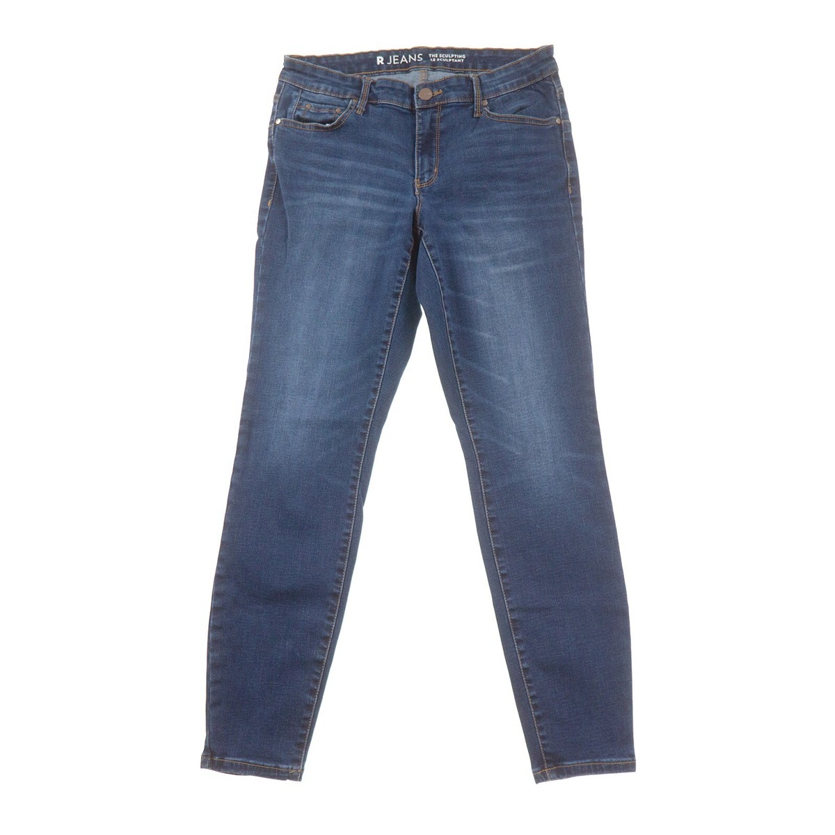 R Jeans The Sculpting Skinny Jeans Womens Petite 30 Medium Blue