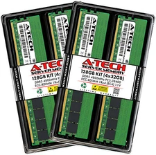 A-Tech 128GB 4x 32GB 1Rx4 PC5-38400R RDIMM DDR5 ECC REG EC4 Server Memory RAM