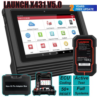 2024!LAUNCH X431 V V5.0 PRO5 Car Diagnostic Scanner Key Programming Coding Tool
