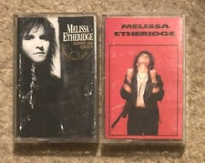 Melissa Etheridge 2 Cassette Lot - Brave and Crazy  Self Titled