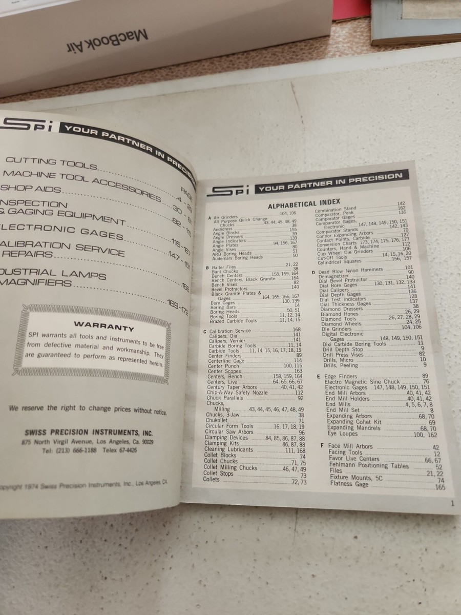 Swiss Precision Instruments Catalog - Catalog Library