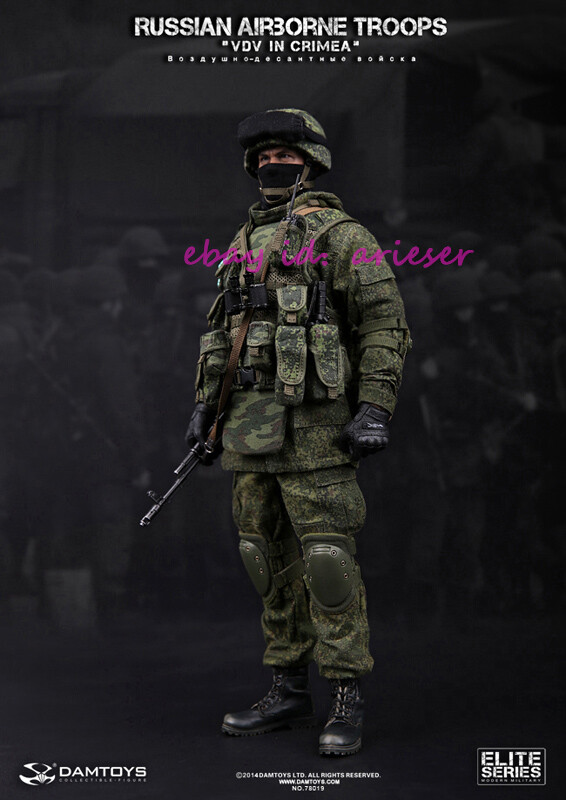 Hot Damtoys 78019 1/6 Russian Air3orne Troops Vdv In Crimea Action