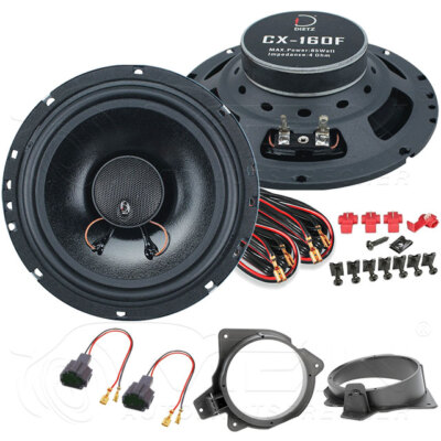 DIETZ AUTO LAUTSPRECHER für PEUGEOT 207 2006-2015 Heck Tür 2-Wege Koax 85W #BLSG