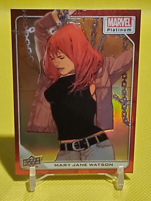 2023 Upper Deck Marvel Platinum Red Rainbow #92 Mary Jane Watson