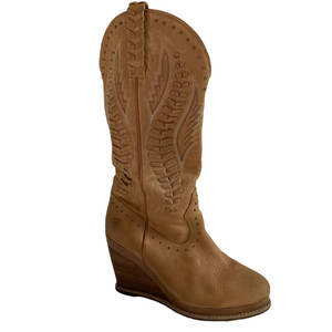 ariat wedge booties
