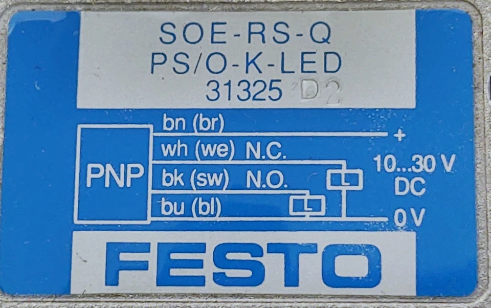 Festo SOE-RS-Q-PS/O-K-LED SOE-RS-Q-PS/0-K-LED 31325 Fiber Optic Barrier Sensor - Image 2 of 4