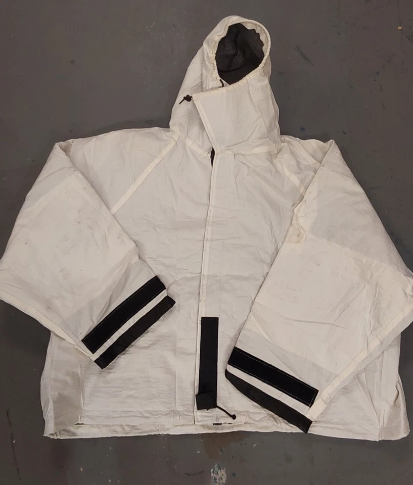 JUEGO DE ROPA EXTERIOR DE PROTECCIÓN QUÍMICA LANX - BLANCO Foto 3 de 4