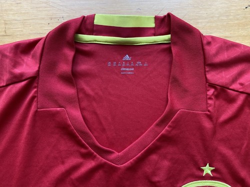 SPAIN 2016 2017 HOME FOOTBALL SHIRT SOCCER JERSEY ADIDAS AI4411 sz 2XL - 第 3/10 張圖片