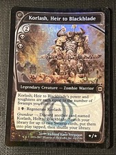 Mtg Futur Sight — Korlash, Heir To Blackblade—EX++— Foil