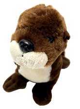 Aurora Plush Stuffed Brown Sea River Otter Soft Lovey 11" with Tail