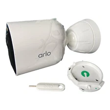 Arlo Pro 4 Wireless Spotlight Security Camera Add On 2K Color Night Vision White