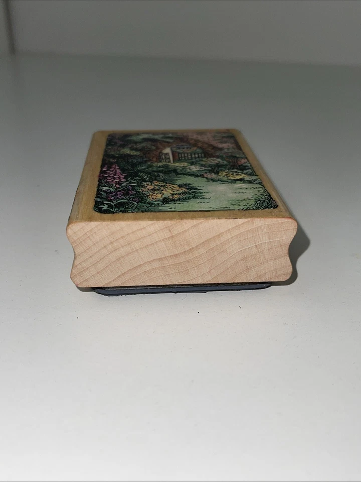 Estampilla de goma montada en madera Stampendous Archway revisitada 1996 2,5" X 3,5" Foto 4 de 4