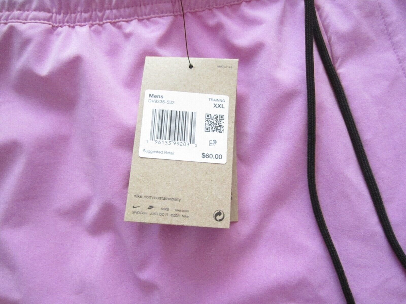 New Nike Unlimited Dri Fit Standard Fit 5" Length Shorts Sz XXL(DV9336-532)NW144 thumbnail 9