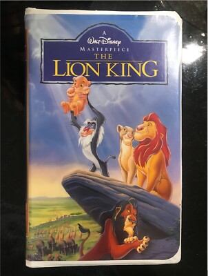 WALT DISNEY The Lion King (VHS, 1995) Masterpiece Collection