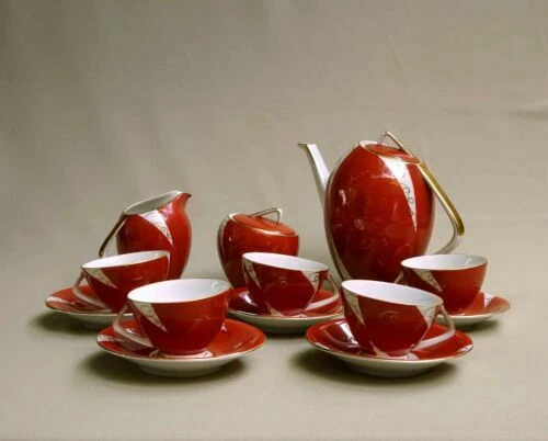Objets de décoration du XXe siècle en céramique, Porcelaine blancs