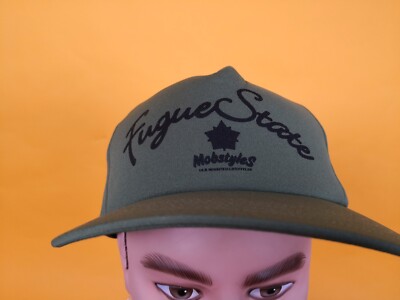Mobstyles FugueState Baseball Style Hat Adult Green Men puffy Cap Snapback 