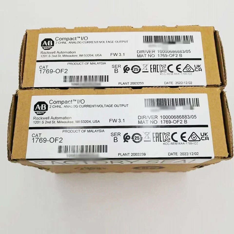 New Sealed Allen Bradley 1769-OF2 SER B Compact I/O Output Module 1769OF2 US - Image 2 of 3