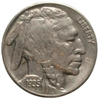 1935 S Indian Head Buffalo Nickel