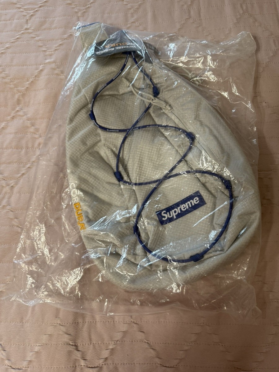 Supreme SS22 Sling Bag Silver NEW AUTHENTIC RARE | eBay