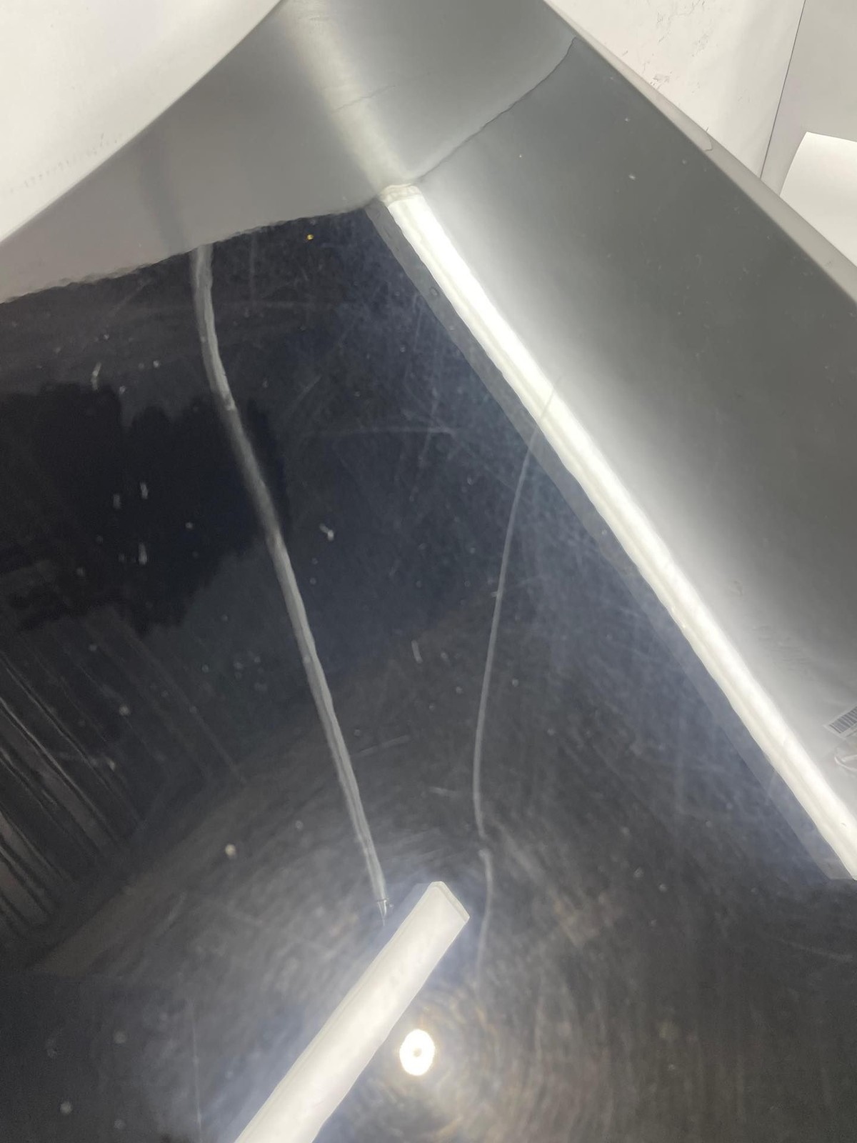 2014 Maserati Quattroporte S Trunk Lid W/ Light Camera Dirt In Paint Black OEM